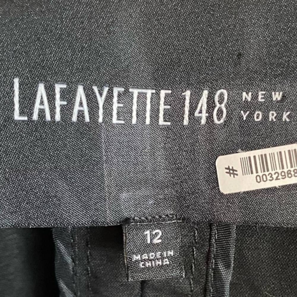 Lafayette 148 Solid Black Lightweight Jacket - image 4